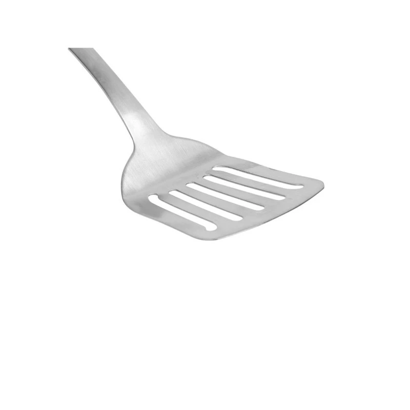 SLOTTED TURNER ALLURE STAINLESS STEEL 37cm WITH WOODEN HANDLE
