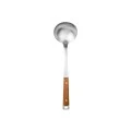 SOUP LADLE ALLURE STAINLESS STEEL 34cm WITH WOODEN HANDLE