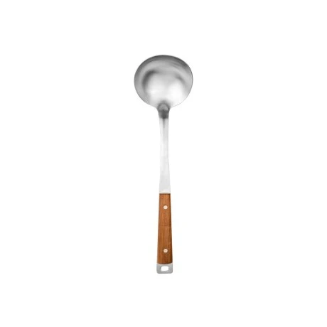 SOUP LADLE ALLURE STAINLESS STEEL 34cm WITH WOODEN HANDLE