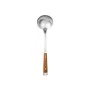 SOUP LADLE ALLURE STAINLESS STEEL 34cm WITH WOODEN HANDLE