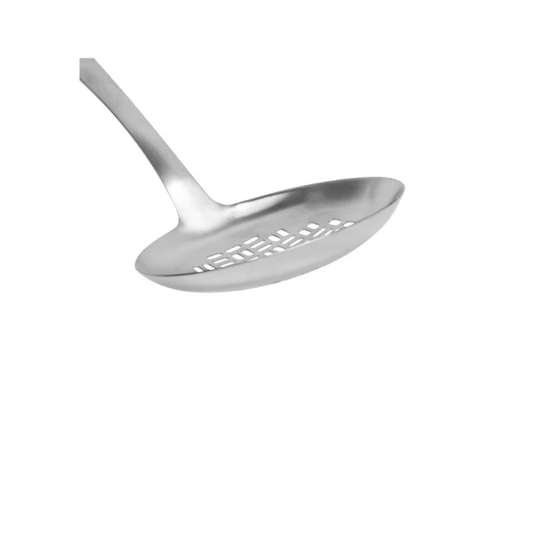 SKIMMER ALLURE STAINLESS STEEL 41.5cm WITH WOODEN HANDLE