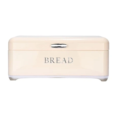 BREAD BOX EPOQUE METALLIC 42.5x25.3x18cm CREAM