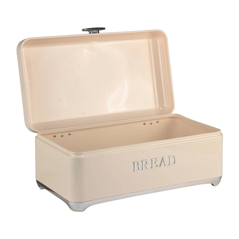 BREAD BOX EPOQUE METALLIC 42.5x25.3x18cm CREAM