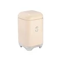 SUGAR CONTAINER EPOQUE METALLIC 11x18.8cm CREAM