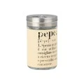 PEPPER CONTAINER ALLURE GLASS 4.8x8.2cm BEIGE