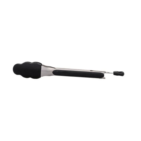 KITCHEN TONGS STAINLESS STEEL 27cm WITH SILICONE HANDLES
