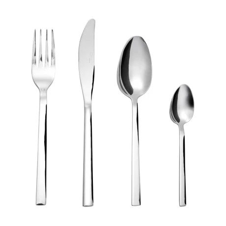 CUTLERY SET PURE STAINLESS STEEL 18/0 MAT 24 PCS.