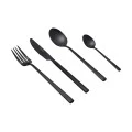 CUTLERY SET PRESTIGE BLACK STAINLESS STEEL 18/0 MAT BLACK 24 PCS.