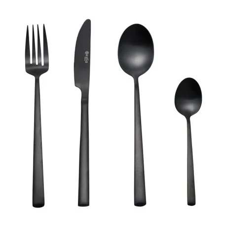 CUTLERY SET PRESTIGE BLACK STAINLESS STEEL 18/0 MAT BLACK 24 PCS.