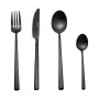 CUTLERY SET PRESTIGE BLACK STAINLESS STEEL 18/0 MAT BLACK 24 PCS.