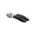 GARLIC PRESS STAINLESS STEEL 19cm WITH ERGONOMIC SILICONE HANDLE