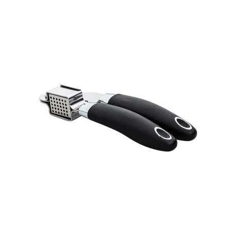 GARLIC PRESS STAINLESS STEEL 19cm WITH ERGONOMIC SILICONE HANDLE