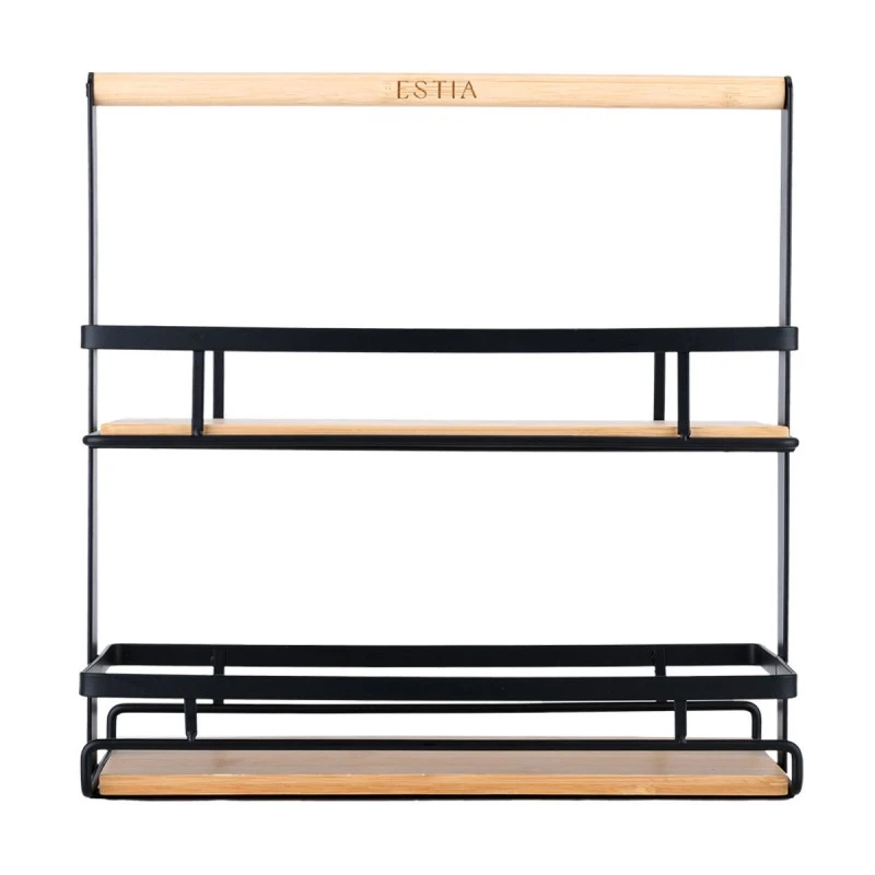 ORGANISATION CASE BAMBOO ESSENTIALS 2-TIER WITH HANDLE