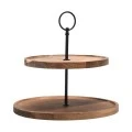 SERVING PLATE ALLURE 2-TIER