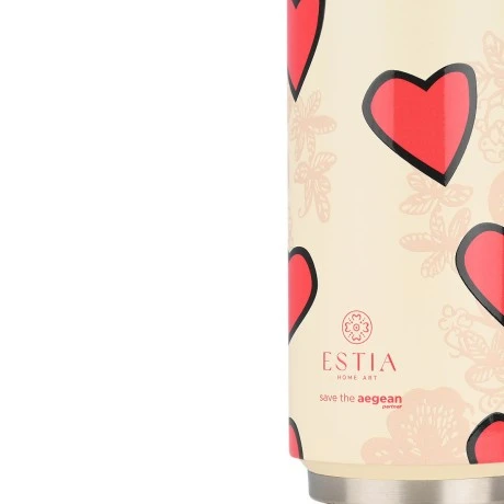 INSULATED BOTTLE  TRAVEL CUP SAVE THE AEGEAN 500ml TENDER LACE