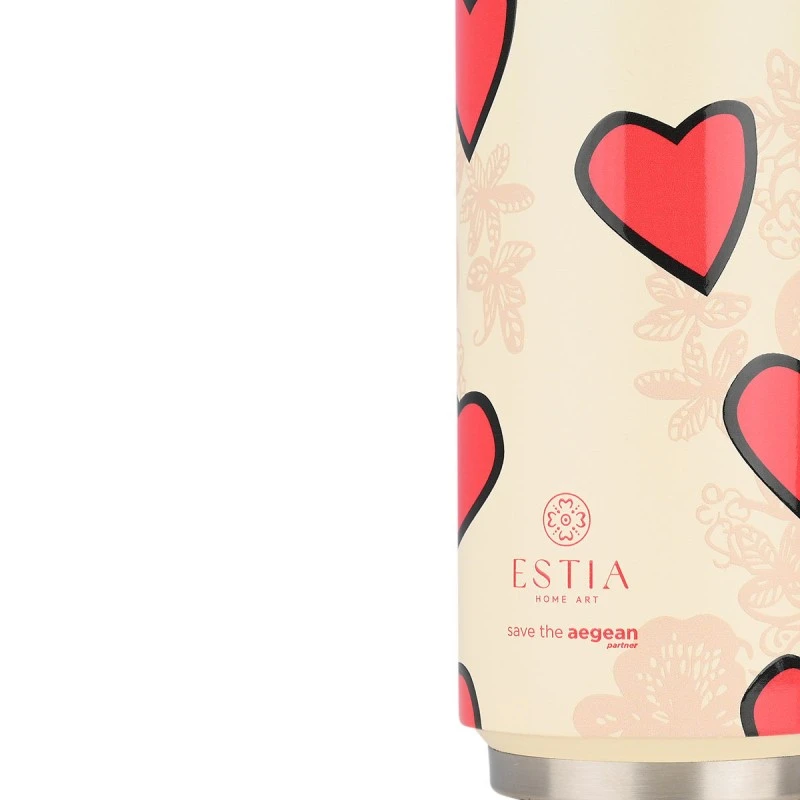 ESTIA ΘΕΡΜΟΣ TRAVEL CUP SAVE THE AEGEAN 500ml TENDER LACE