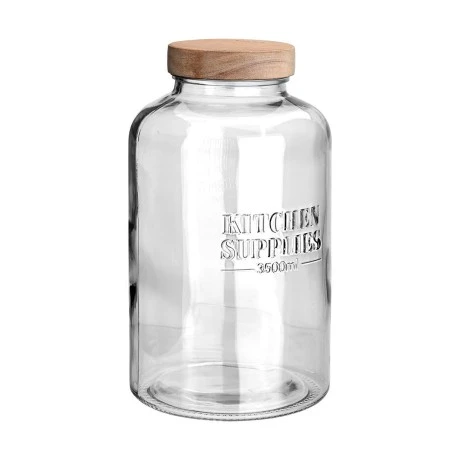 ESTIA ΔΟΧΕΙΟ ΑΠΟΘΗΚΕΥΣΗΣ ALLURE ΓΥΑΛΙΝΟ 3500ml 15x15x26cm