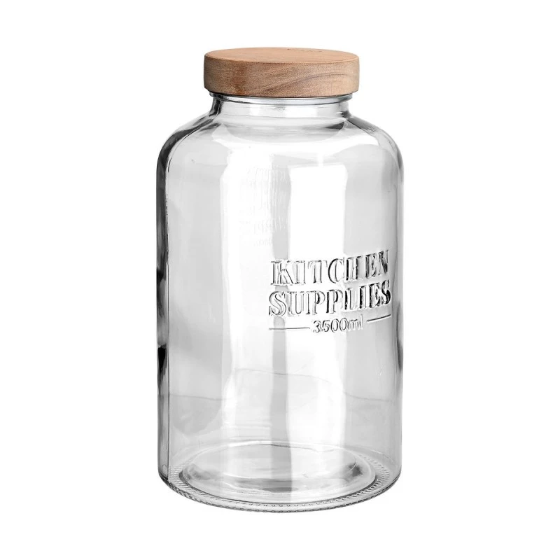 STORAGE CONTAINER ALLURE GLASS 3500ml 15x15x26cm