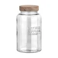 STORAGE CONTAINER ALLURE GLASS 2000ml 12x12x21.6cm