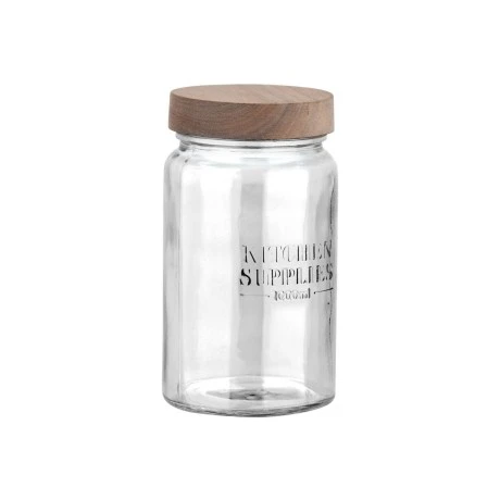 STORAGE CONTAINER ALLURE GLASS 1000ml 10x10x18cm
