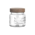 ESTIA ΔΟΧΕΙΟ ΑΠΟΘΗΚΕΥΣΗΣ ALLURE ΓΥΑΛΙΝΟ 500ml 10x10x11cm