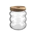 STORAGE CONTAINER ALLURE GLASS 500ml 9.5x9.5x12cm