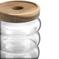 STORAGE CONTAINER ALLURE GLASS 500ml 9.5x9.5x12cm