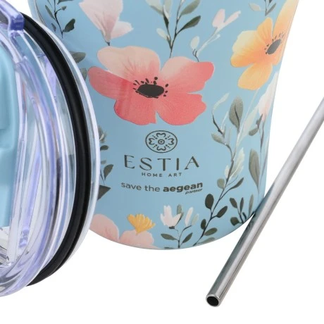 INSULATED COFFEE MUG SAVE THE AEGEAN 350ml SKY GARDEN