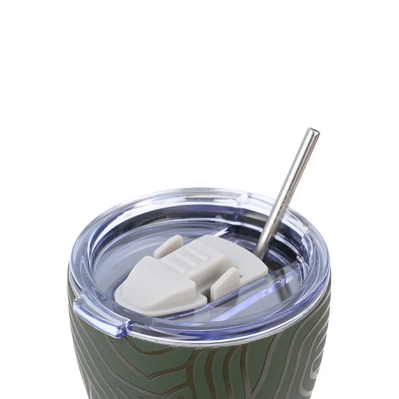 INSULATED COFFEE MUG SAVE THE AEGEAN 350ml OLIVE FLOW