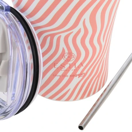 INSULATED COFFEE MUG SAVE THE AEGEAN 350ml SOFT RIPPLE