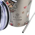 INSULATED COFFEE MUG SAVE THE AEGEAN 350ml OLD SCHOOL INK
