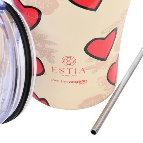INSULATED COFFEE MUG SAVE THE AEGEAN 350ml TENDER LACE