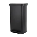 KITCHEN TRASH CAN FLATOP SOFT CLOSE 70lt MATTE BLACK