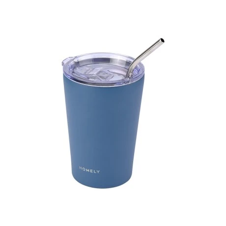 INSULATED BOTTLE MUG 400ml INDIGO BLUE