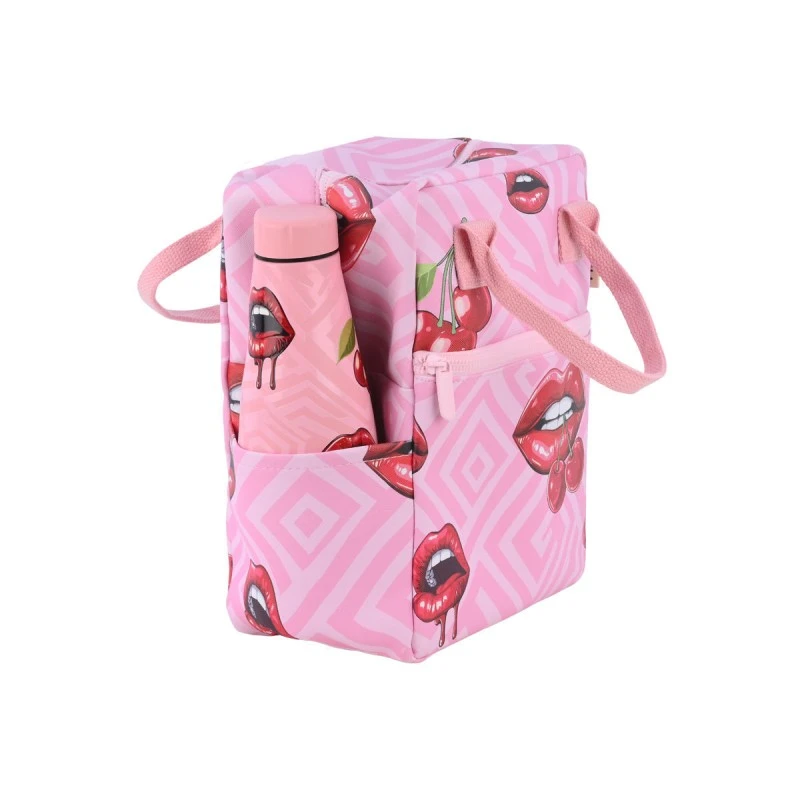 LUNCH BAG SAVE THE AEGEAN INSULATED 7lt BLUSH POP