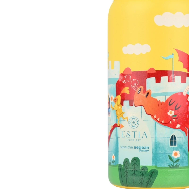 INSULATED KIDS BOTTLE WONDER BOTTLE SAVE THE AEGEAN 350ml FORTRESS DRAGON