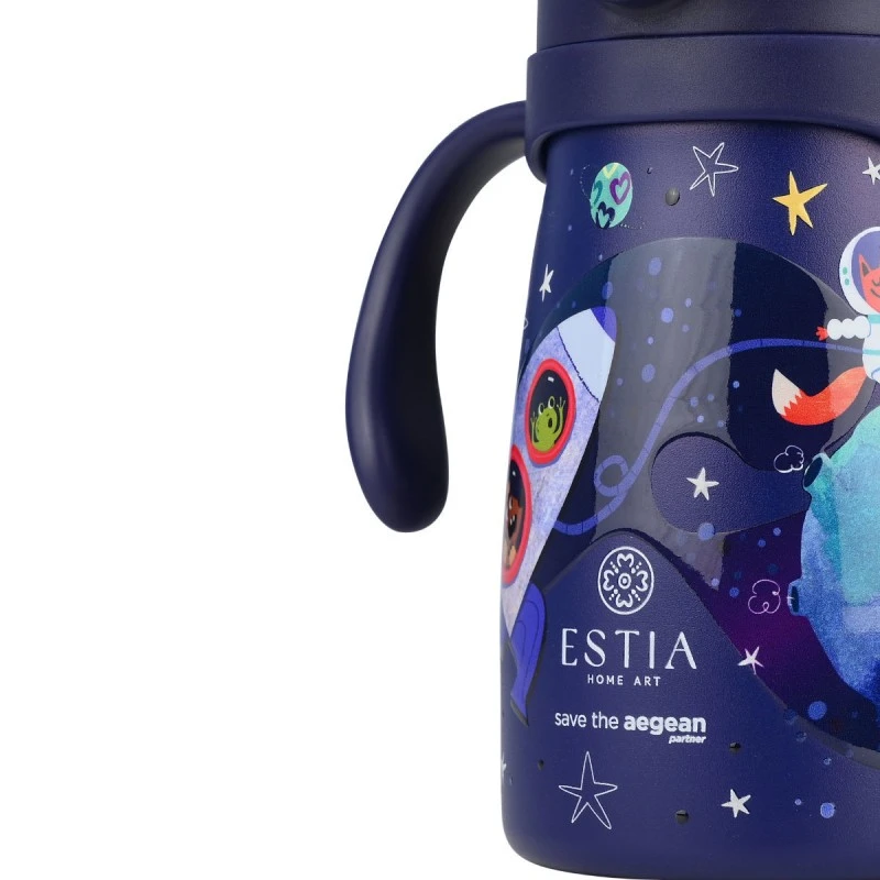 ESTIA ΘΕΡΜΟΣ ΠΑΙΔΙΚΟ BUBBLE BOTTLE SAVE THE AEGEAN 300ml SOLAR JUMP