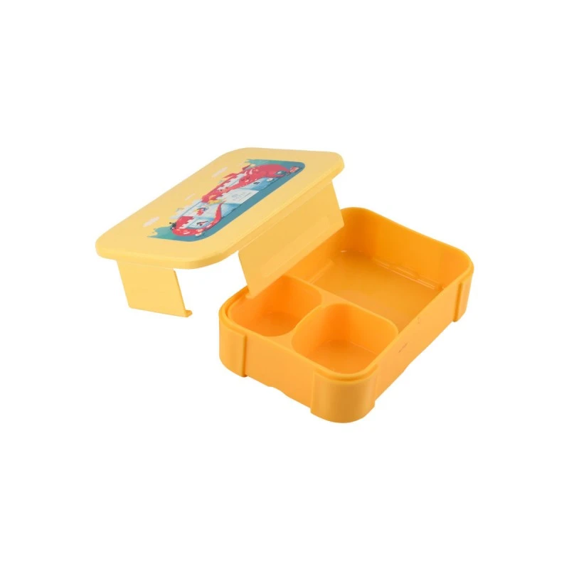 KIDS LUNCH BOX SAVE THE AEGEAN 900ml WITH 2 DETACHABLE COMPARTMENTS FORTRESS DRAGON