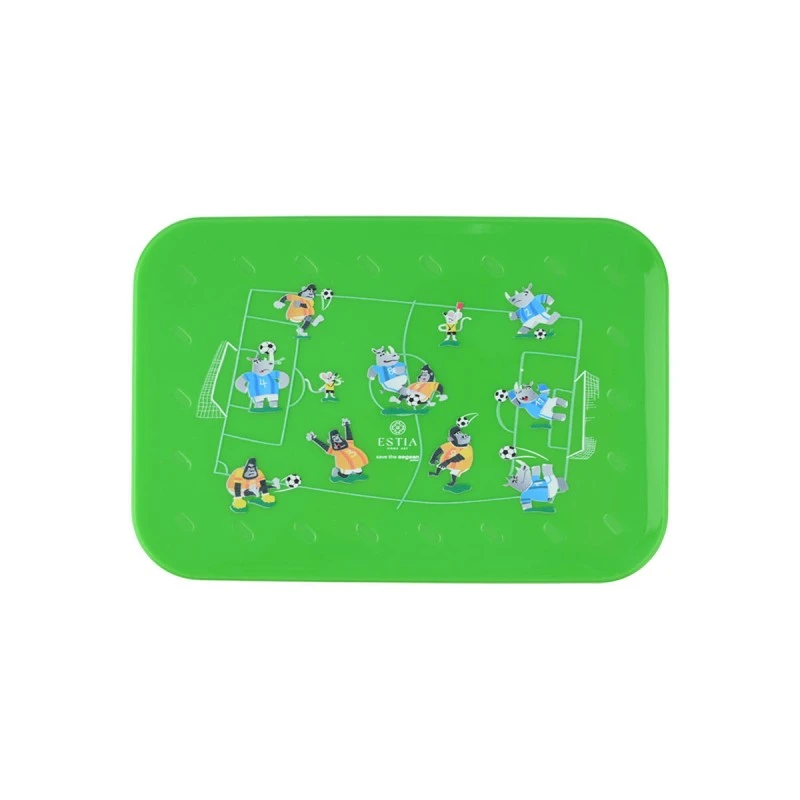 KIDS LUNCH BOX SAVE THE AEGEAN 900ml WITH 2 DETACHABLE COMPARTMENTS JUNGLE KICK