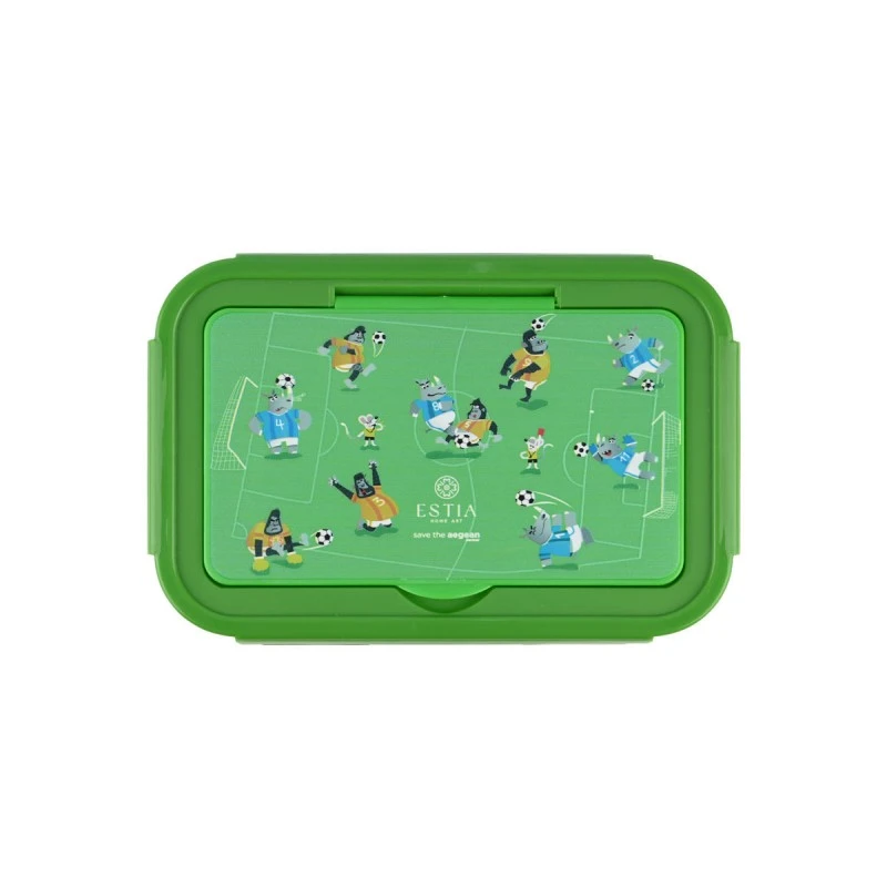 KIDS LUNCH BOX SAVE THE AEGEAN 1400ml WITH 3 COMPARTMENTS JUNGLE KICK