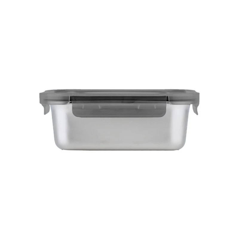 LUNCH BOX STAINLESS STEEL 1200ml WITH PLASTIC LID