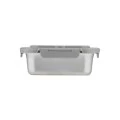 LUNCH BOX STAINLESS STEEL 1200ml WITH SPOON, FORK &amp; DIVIDER