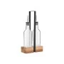 OIL &amp; VINEGAR BOTTLES ALLURE 2x280ml WITH WOODEN BASE
