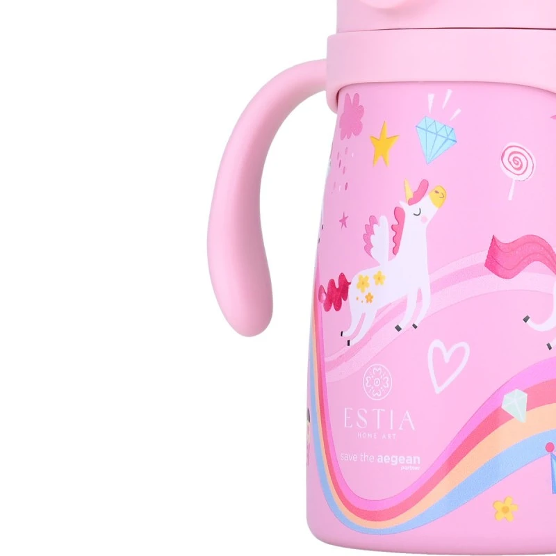 INSULATED KIDS BOTTLE BUBBLE BOTTLE SAVE THE AEGEAN 300ml RAINBOW DREAMS