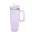INSULATED BOTTLE STRAW TUMBLER HOMELY 900ml LAVENDER FOG