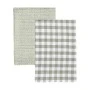 KITCHEN TOWEL CASA 45x65cm GREY SET OF 2PCS.