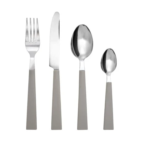 CUTLERY SET BEIGE HANDLE STAINLESS STEEL 18/0 16 PCS.