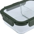 ESTIA ΦΑΓΗΤΟΔΟΧΕΙΟ CLICK&amp;SEAL 2 ΘΕΣΕΩΝ ΜΕ ΑΕΡΑΓΩΓΟ 1460ml OLIVE