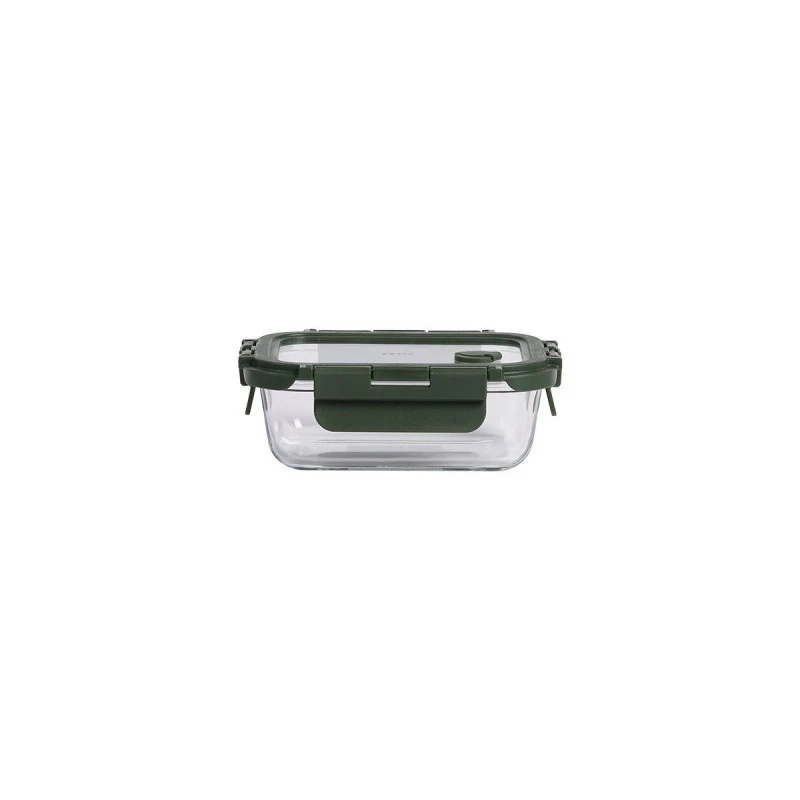 LUNCH BOX CLICK&amp;SEAL 370ml 14.5x10.5x4.7cm OLIVE