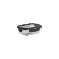 LUNCH BOX CLICK&amp;SEAL 370ml 14.5x10.5x4.7cm OLIVE